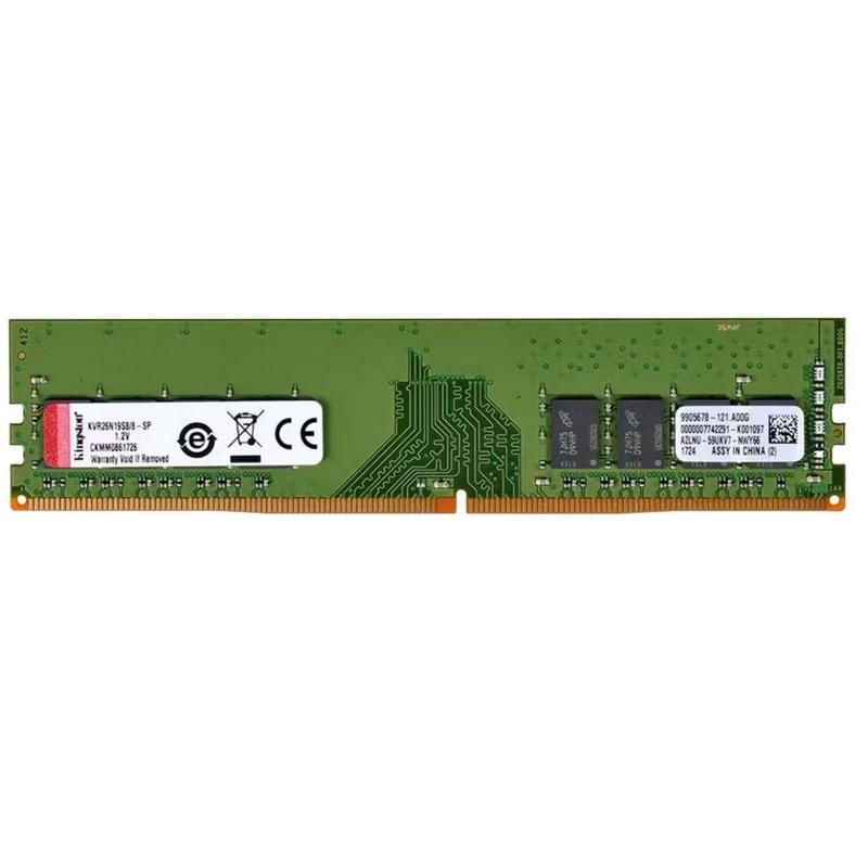 Memória de 8GB DIMM DDR4 2666Mhz 1,2V 1Rx8 para Desktop - Kingston